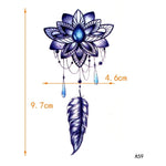 Ielādēt attēlu galerijas skatītājā, Pagaidu Tetovējumi 6cm x 10.5cm
