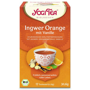 BIO Tēja Ginger Orange with Vanilla / Ingwer Orange mit Vanille