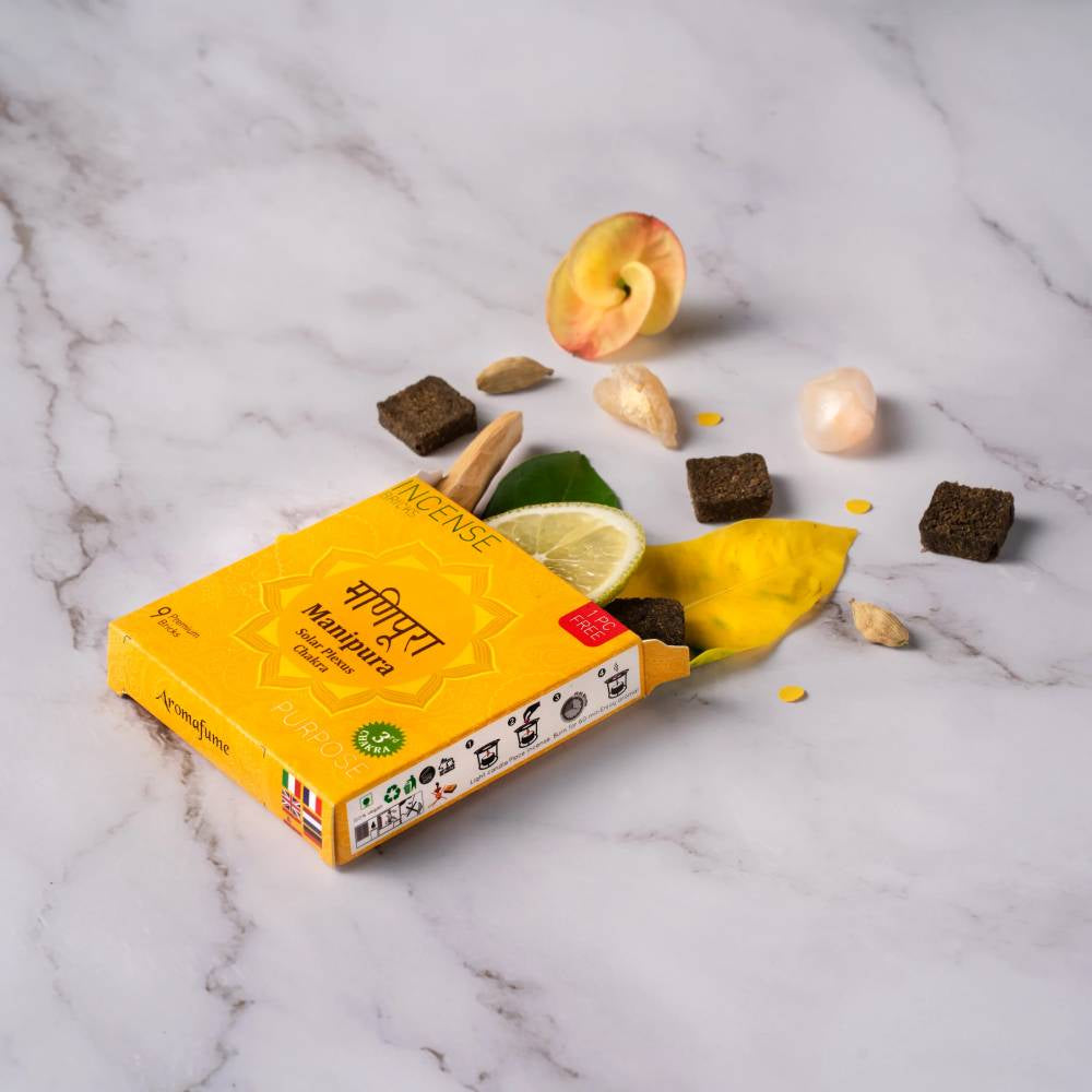 Aromātiskās Briketes Aromafume 7 Chakras / 3-Manipura 40gr