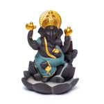 Load image into Gallery viewer, Backflow incense burner Ganesh 9x8x12cm
