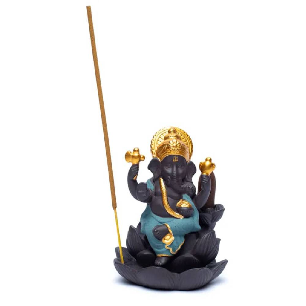 Backflow incense burner Ganesh 9x8x12cm