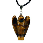 Load image into Gallery viewer, Angel pendant tiger eye 3cm

