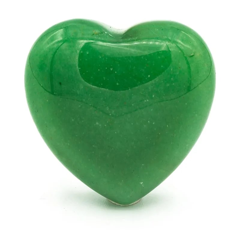 Akmens Aventurīns / Zaļais Aventurīns Brazīlija / Green Aventurine Heart A 30-35mm