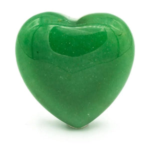 Gemstone Green Aventurine Heart 30-35mm