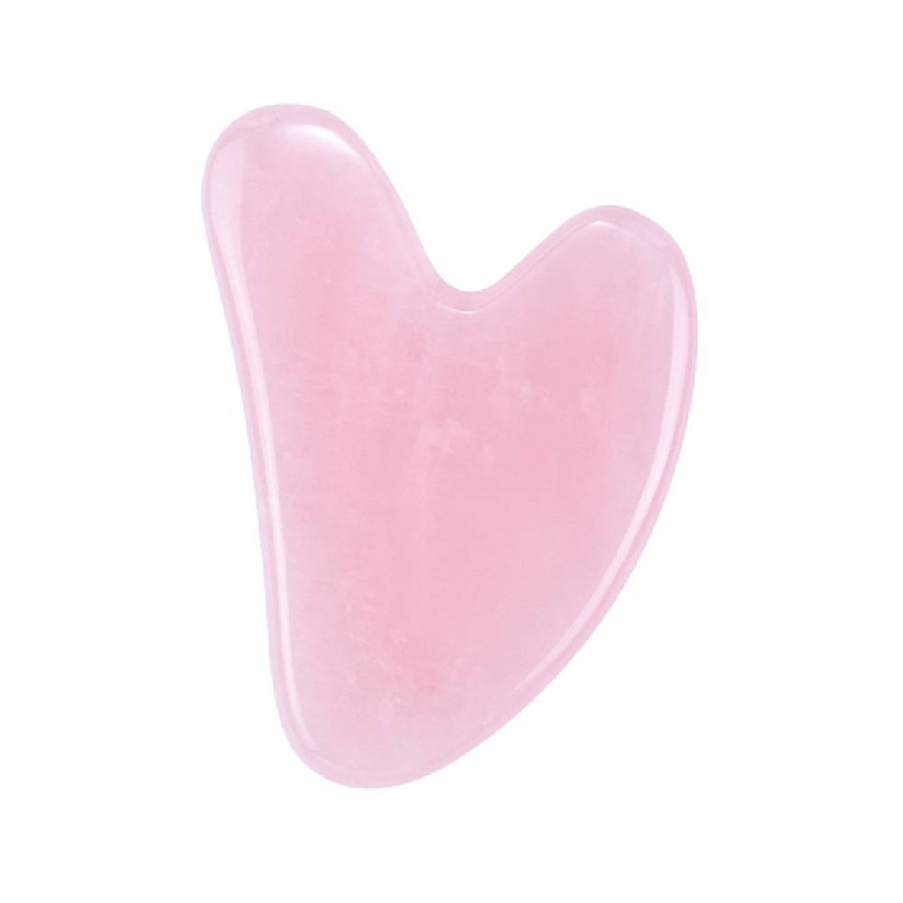 Masāžas skrāpis GUA SHA Rozā Kvarcs / Rose Quartz