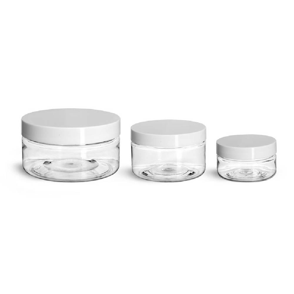 Plastic Container for Cosmetic Storage with lid 5ml / 10ml