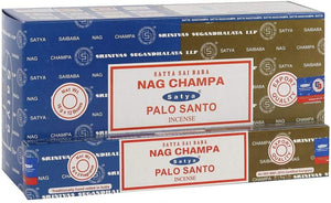 Smaržkociņi Nag Champa & Palo Santo / Aromātiskais Svētais Koks 8grx2