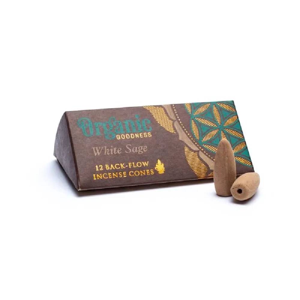 Konusi ar Krītošu Dūmu Efektu White Sage / Baltā Salvija