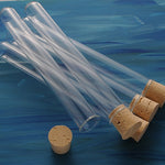 Load image into Gallery viewer, Stikla Mēģene ar Korķi 16x2.4cm vai 21.5x3cm
