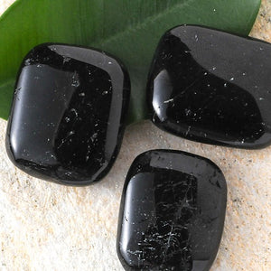 Stone Black Tourmaline Rectangle 20-30mm Extra Quality