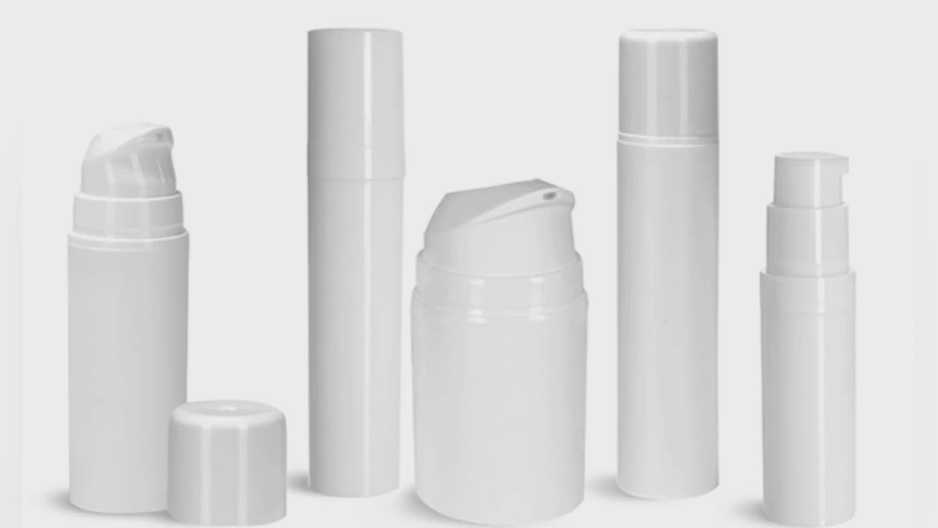 Plastic Container for Cosmetic Storage with Dispenser Airless 50ml