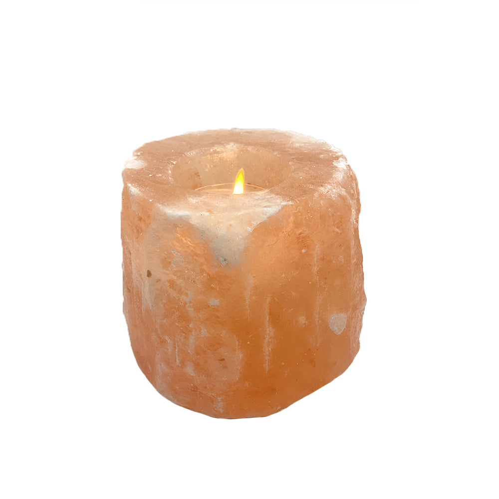 Svečturis Tējas Svecei Himalaju Sāls / Himalayan Salt Candle Holder 600-800gr