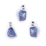 Load image into Gallery viewer, Pendant Blue Chalcedony 1.5cm - 3cm
