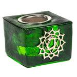 Load image into Gallery viewer, Candle holder 7 Chakra 22 mm hole
