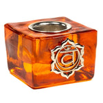 Load image into Gallery viewer, Candle holder 7 Chakra 22 mm hole
