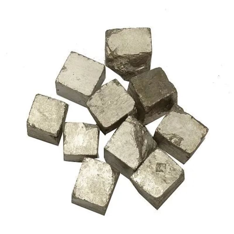 Rough pyrite cubes