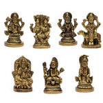 Ielādēt attēlu galerijas skatītājā, Hinduistu Dievības Statujas / Set of 7 Birthday Hindu God Statues
