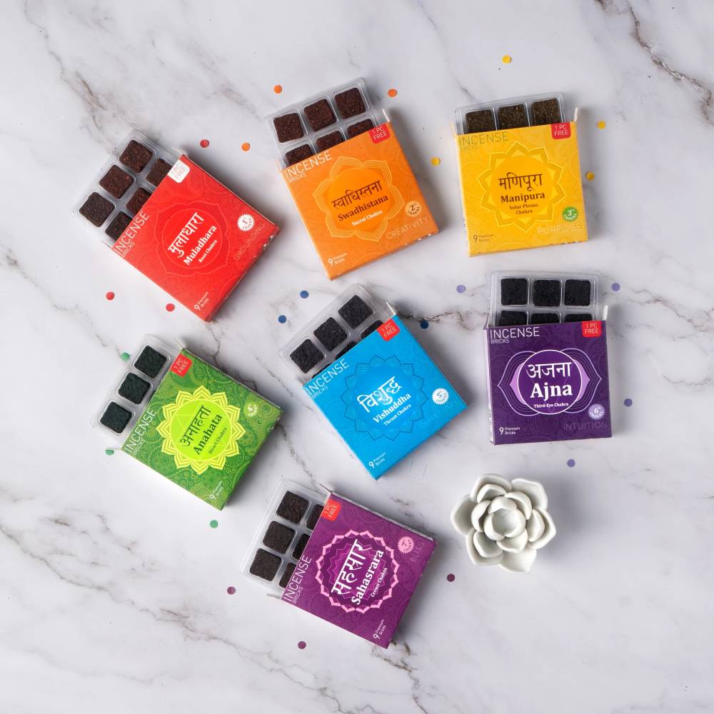 Aromātiskās Briketes Aromafume 7 Chakras / 5-Vishuddha 40gr