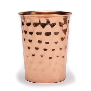 Copper cup hammered 250ml