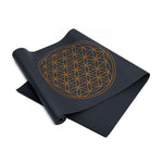 Load image into Gallery viewer, Leela Collection &quot;FLOWER OF LIFE&quot; Yoga Mat 183x60cmx4.5mm
