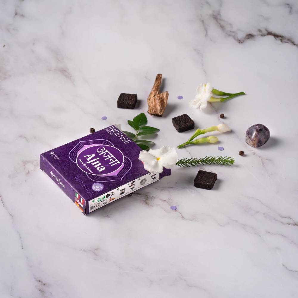 Aromātiskās Briketes Aromafume 7 Chakras / 6-Ajna 40gr