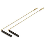 Load image into Gallery viewer, Dowsing Rod (pair) brass 40x11cm
