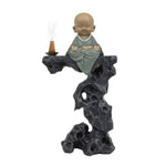 Load image into Gallery viewer, Turētājs konusiem ar krītošu dūmu efektu Monk 12x5x21.5cm
