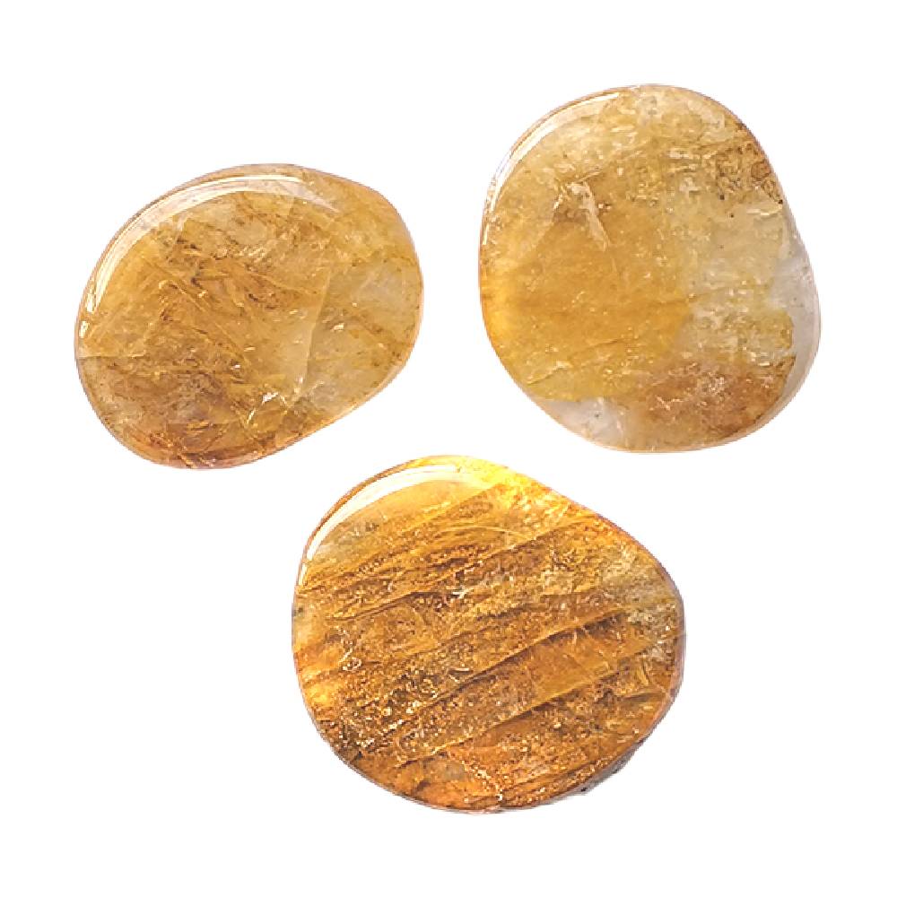 Akmens Citrīns / Citrine Chakra Stone 40-50mm