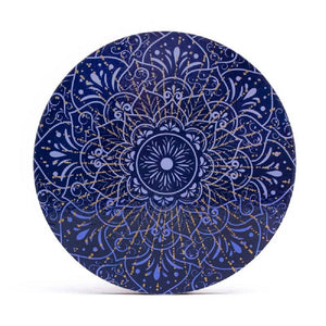 Coasters Mandala dark blue Ø10cm