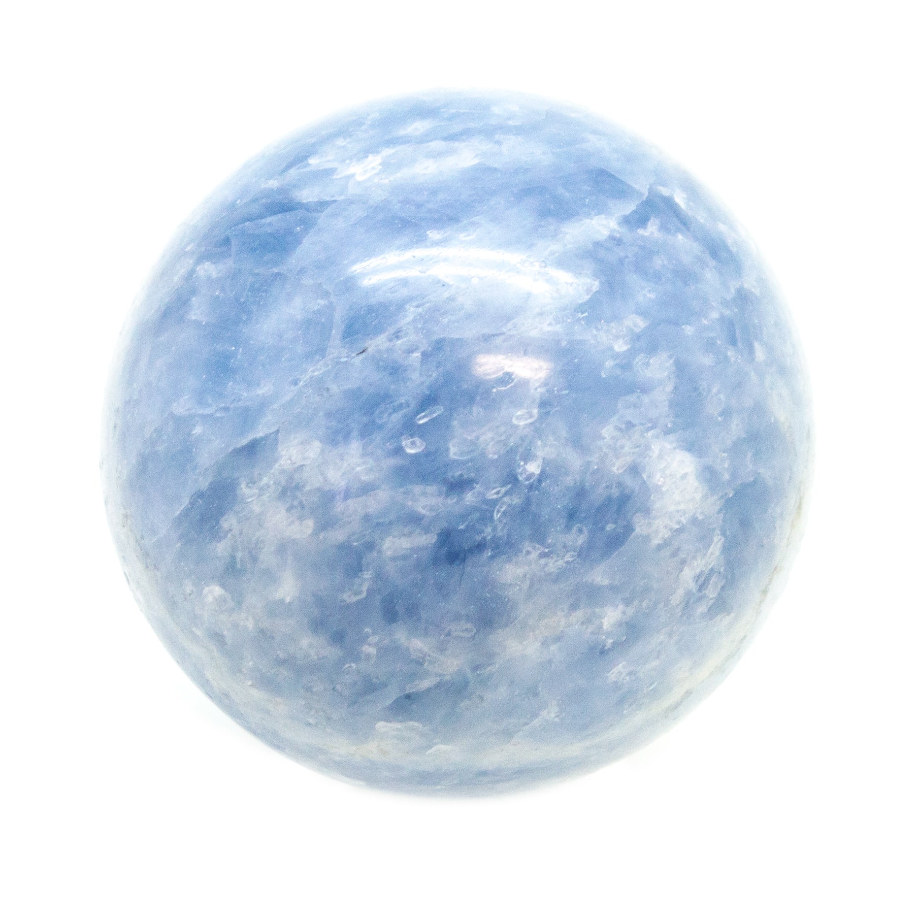 Akmens Kalcīts / Zilais Kalcīts / Blue Calcite Sphere 8cm 730gr