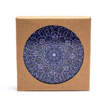 Load image into Gallery viewer, Coasters Mandala dark blue Ø10cm
