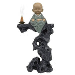 Load image into Gallery viewer, Turētājs konusiem ar krītošu dūmu efektu Monk 12x5x21.5cm
