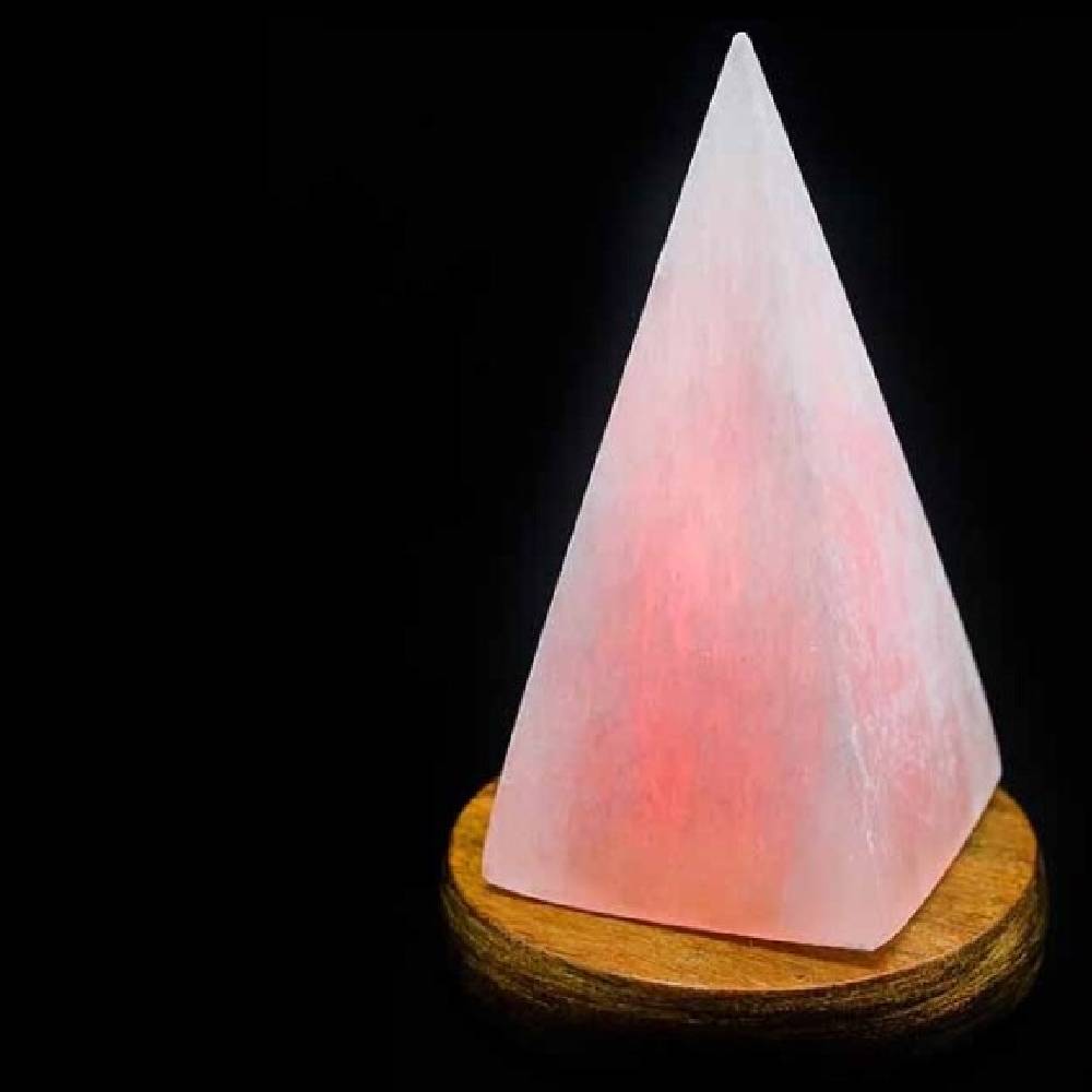 Selenīts / Selenīta USB Lampa ar pamatni 10cm