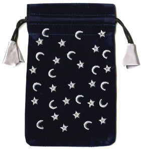 Velvet Bag Tarot & Oracle Mini "Moon & Stars"