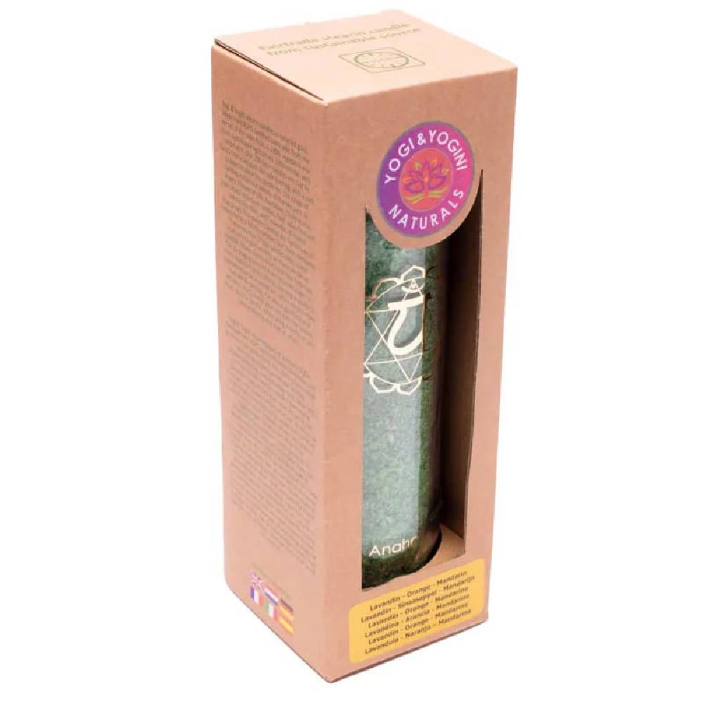 Aromatic Candle stearin Chakra 21x6.5cm