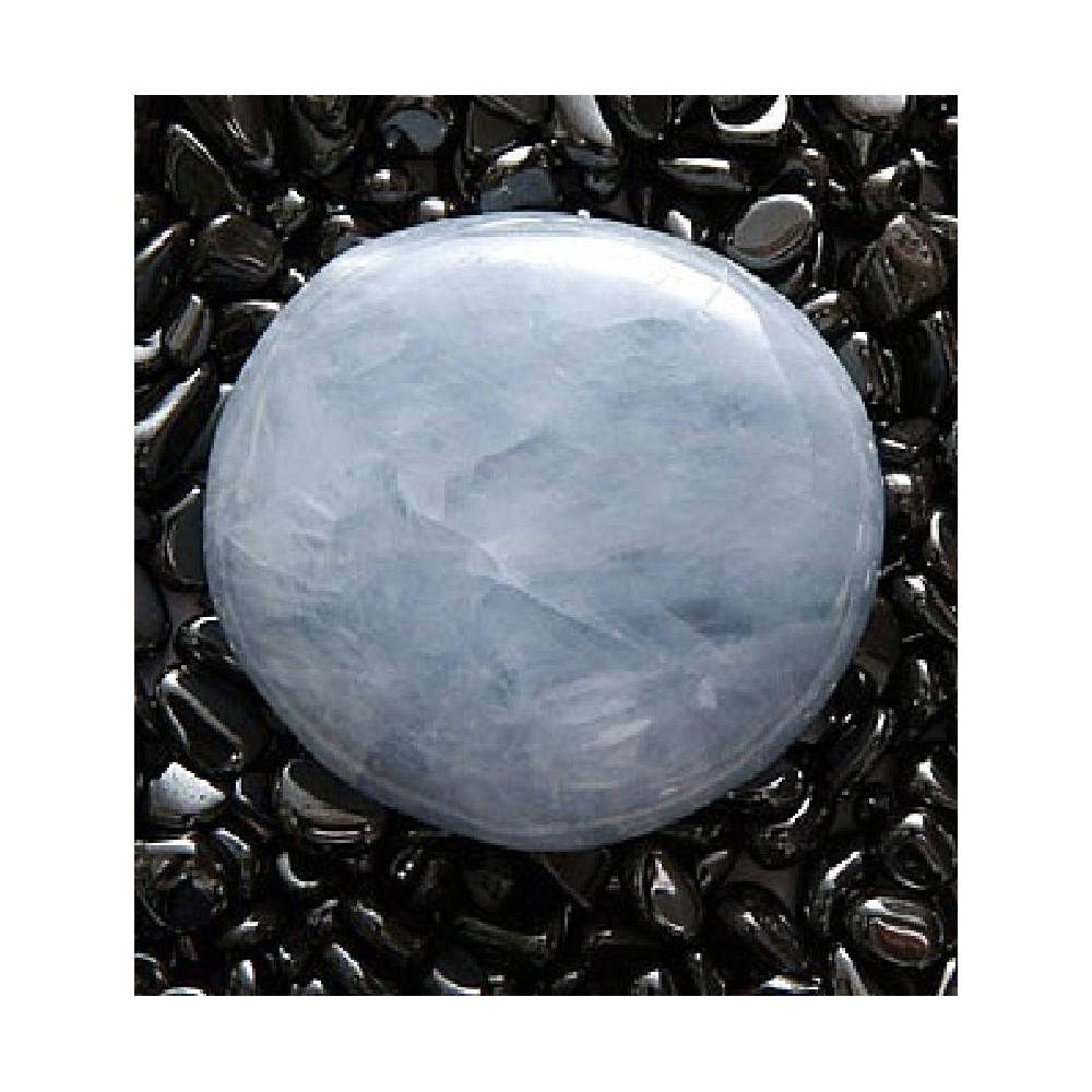 Stone Blue Calcite Hand Stone