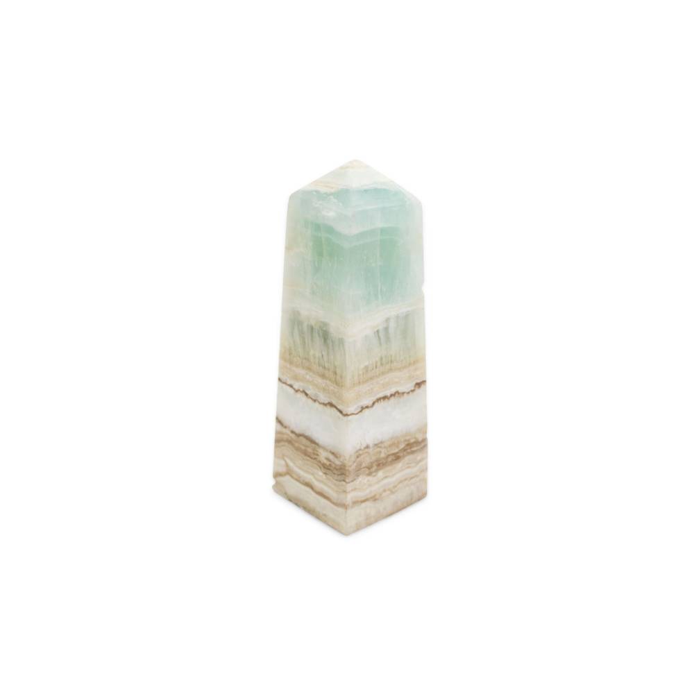 Akmens Zilais Karību Kalcīts / Caribbean Blue Calcite Obelisk