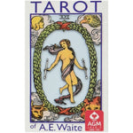 Ielādēt attēlu galerijas skatītājā, A.E. Waite Tarot Blue Edition Pocket Taro Kārtis
