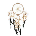 Ielādēt attēlu galerijas skatītājā, Sapņu Ķērājs Bali Dreamcatcher Krēma / Kafijas / Šokolādes Brūnā Krāsa Ø17cm
