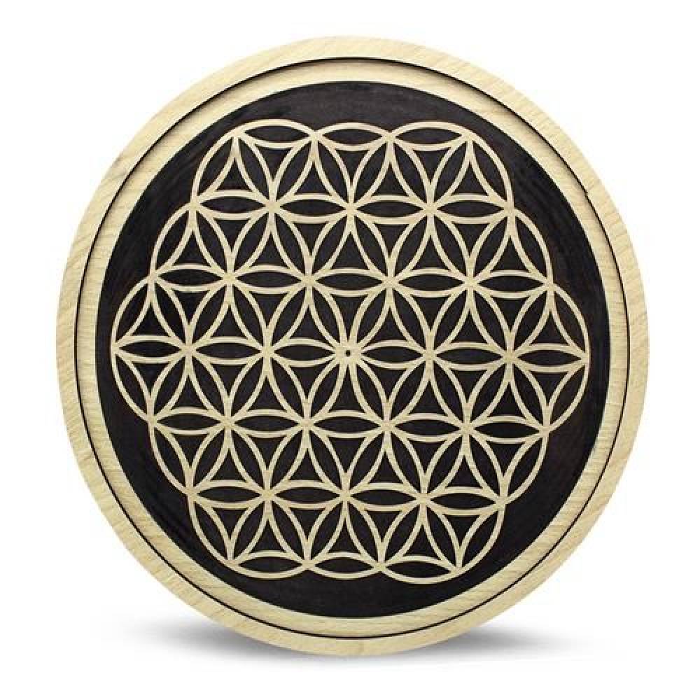 Koka Kristāla Režģis Flower of Life / Dzīvības Zieds 15cm / 30cm