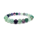 Ielādēt attēlu galerijas skatītājā, Rokassprādze Fluorīts Ķīna / Fluorite Multicolor 6-7mm
