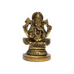 Ielādēt attēlu galerijas skatītājā, Hinduistu Dievības Statuja Trešdienai Kungs Ganešs / Hindu God statue Wednesday Lord Ganesh  5.5x3.1cm
