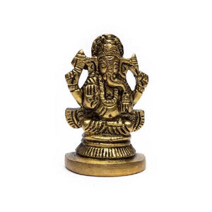 Hinduistu Dievības Statuja Trešdienai Kungs Ganešs / Hindu God statue Wednesday Lord Ganesh  5.5x3.1cm