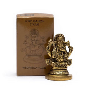 Hindu God statue Wednesday Lord Ganesh 5.5x3.1cm 