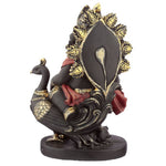 Load image into Gallery viewer, Statuja / Dēva Murti Ganeša / Ganesh with Pipe and Peacock 20.5cm
