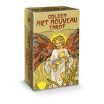 Load image into Gallery viewer, Golden Art Nouveau Mini Tarot Cards
