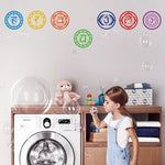 Ielādēt attēlu galerijas skatītājā, Sienas uzlīmju komplekts - 7 čakras
