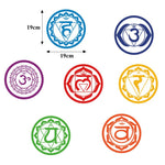 Ielādēt attēlu galerijas skatītājā, Sienas uzlīmju komplekts - 7 čakras
