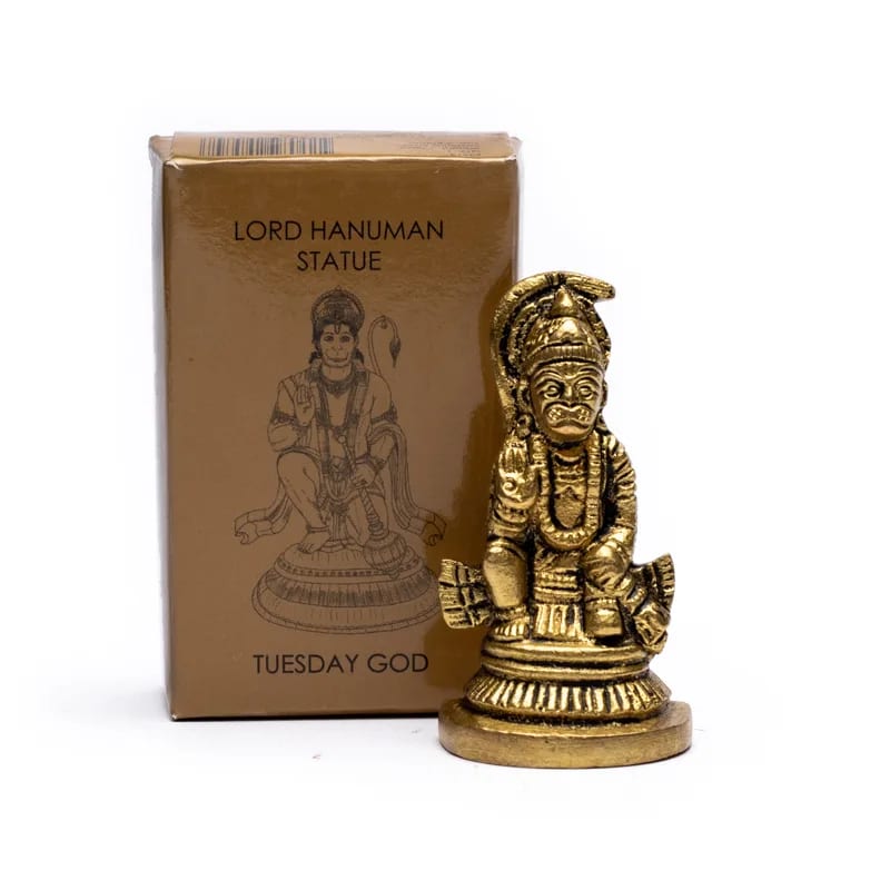 Hinduistu Dievības Statuja Otrdienai Hanumans / Hindu God statue Tuesday Lord Hanuman 5.6x3cm