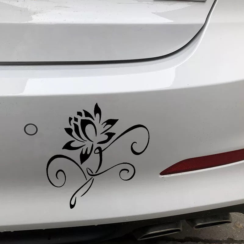 Auto / Logu vinila uzlīme "Lotos Flower"